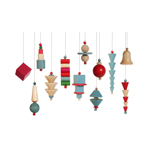 Bauhaus-era Christmas Ornaments - Gessato Design Store