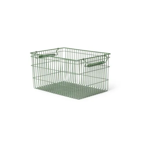 Cala Stackable Wire Baskets -Set of 2 - Gessato Design Store