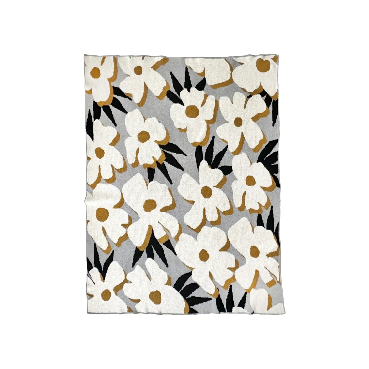 Desert Flower Throw in Dove - Gessato Design Store