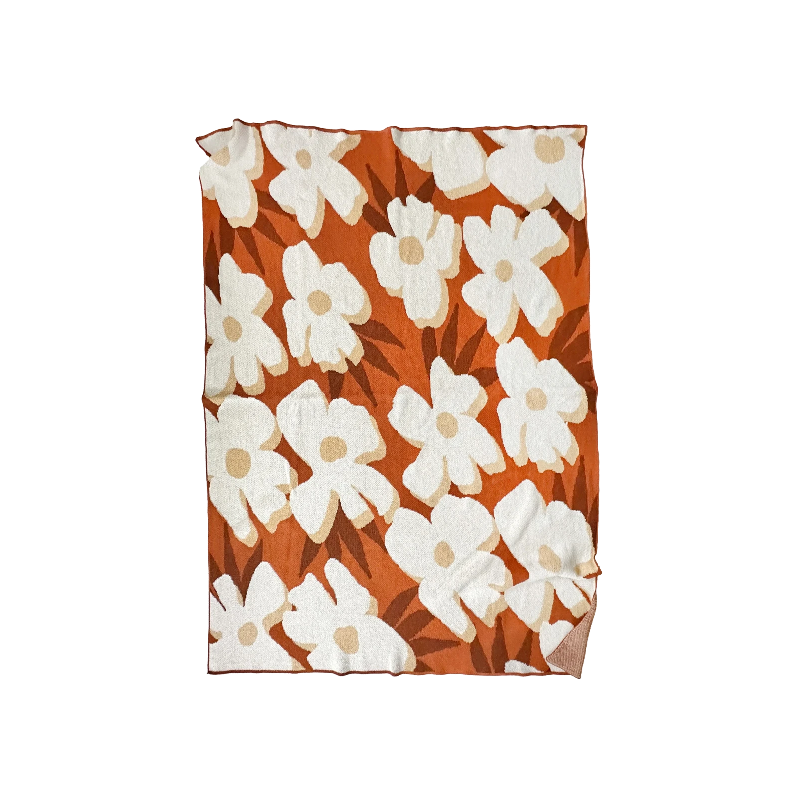 Desert Flower Throw in Saffron - Gessato Design Store