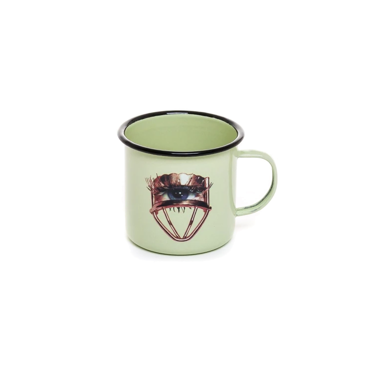 Toiletpaper - Enamel Mug, Eye - Gessato Design Store