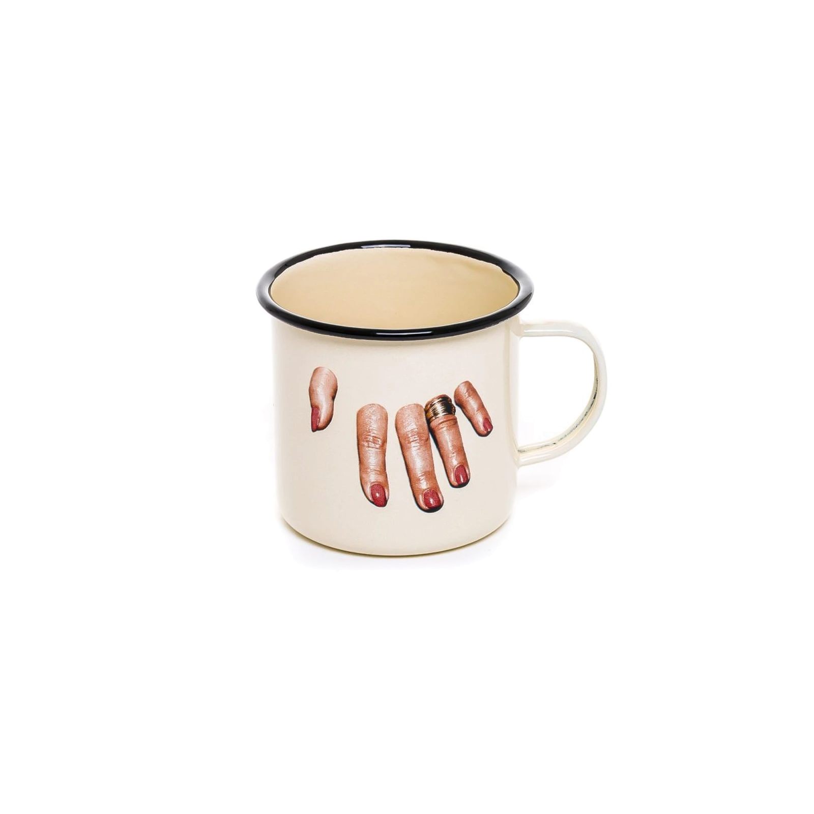 Toiletpaper - Enamel Mug, Fingers - Gessato Design Store