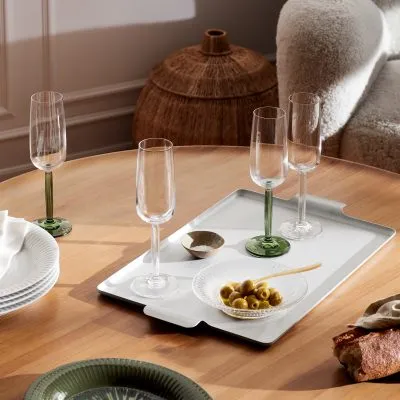 Hammershøi Champagne Glass, Set of 2 - Gessato Design Store