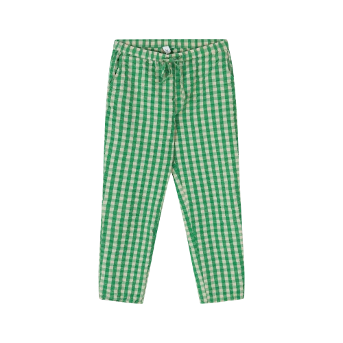 JUNA Barbara Lounge Pants, Green/Sand - Gessato Design Store