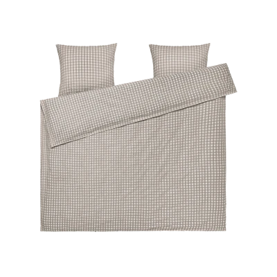 JUNA Bæk&Bølge Duvet Cover Set, Grey/Birch - Gessato Design Store
