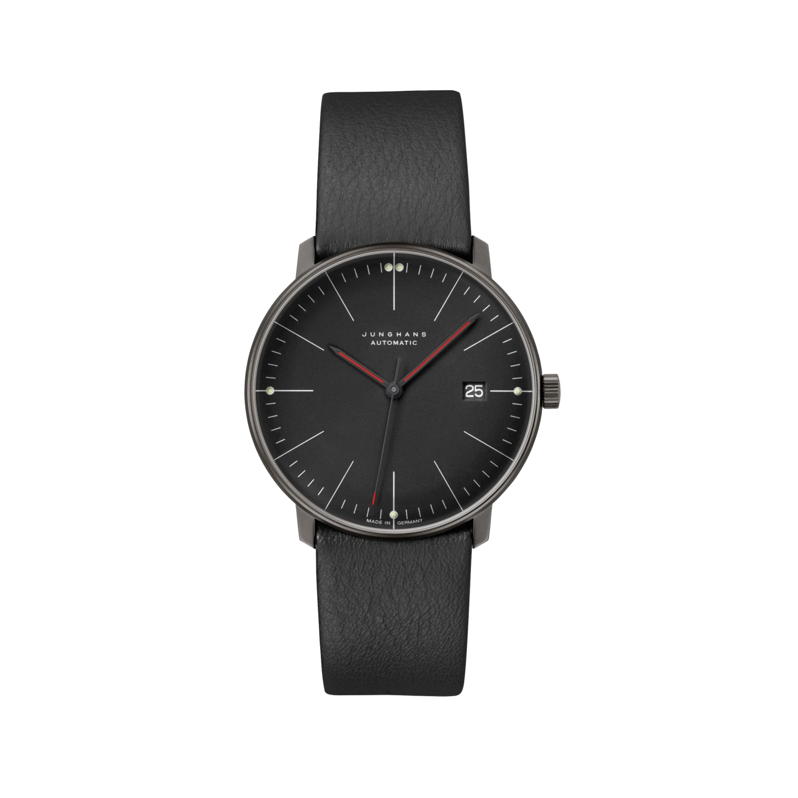 Max Bill Automatic Bauhaus Black PVD - Gessato Design Store