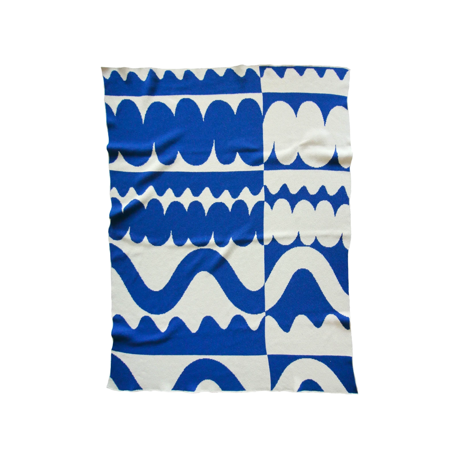 Wiggle Room Throw in Royal Blue - Gessato Design Store