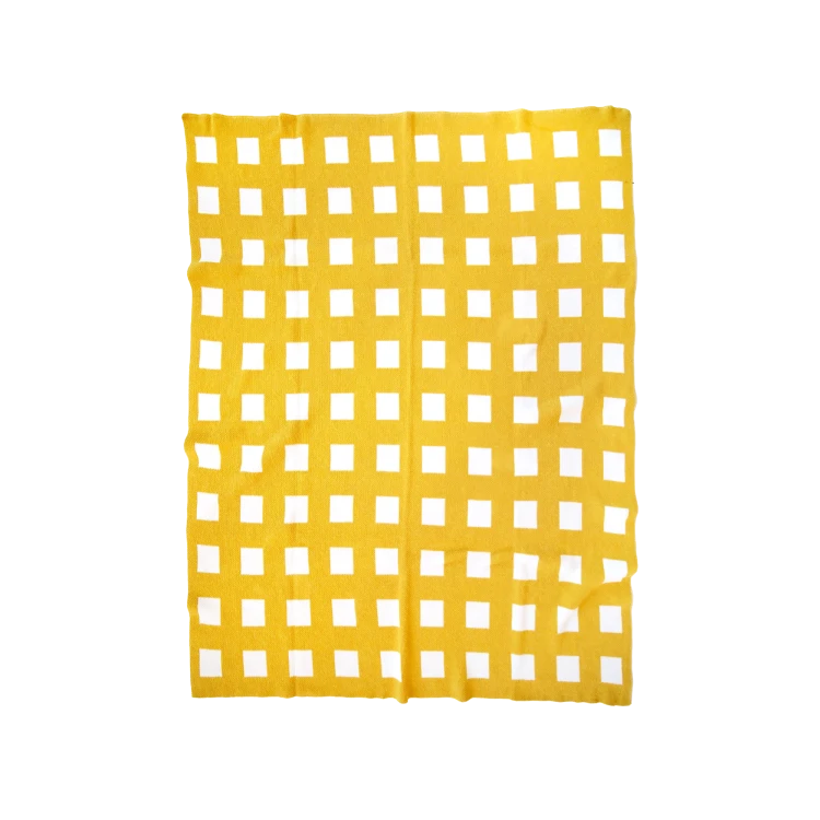 Off the Grid Throw in Citrine - Gessato Design Store