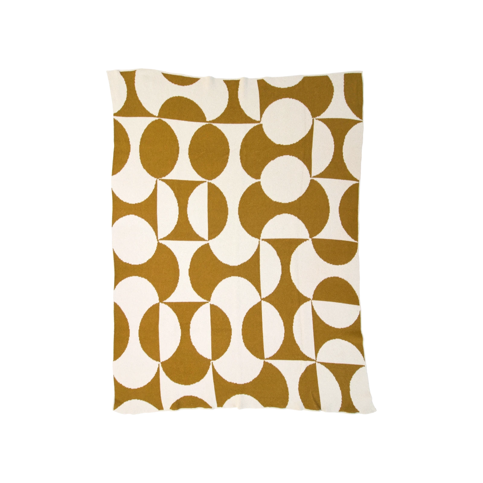 Puzzle Throw in Ochre - Gessato Design Store