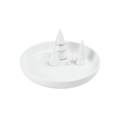 Porcelain Stories Winter Forest Serving Dish - Gessato Design Store