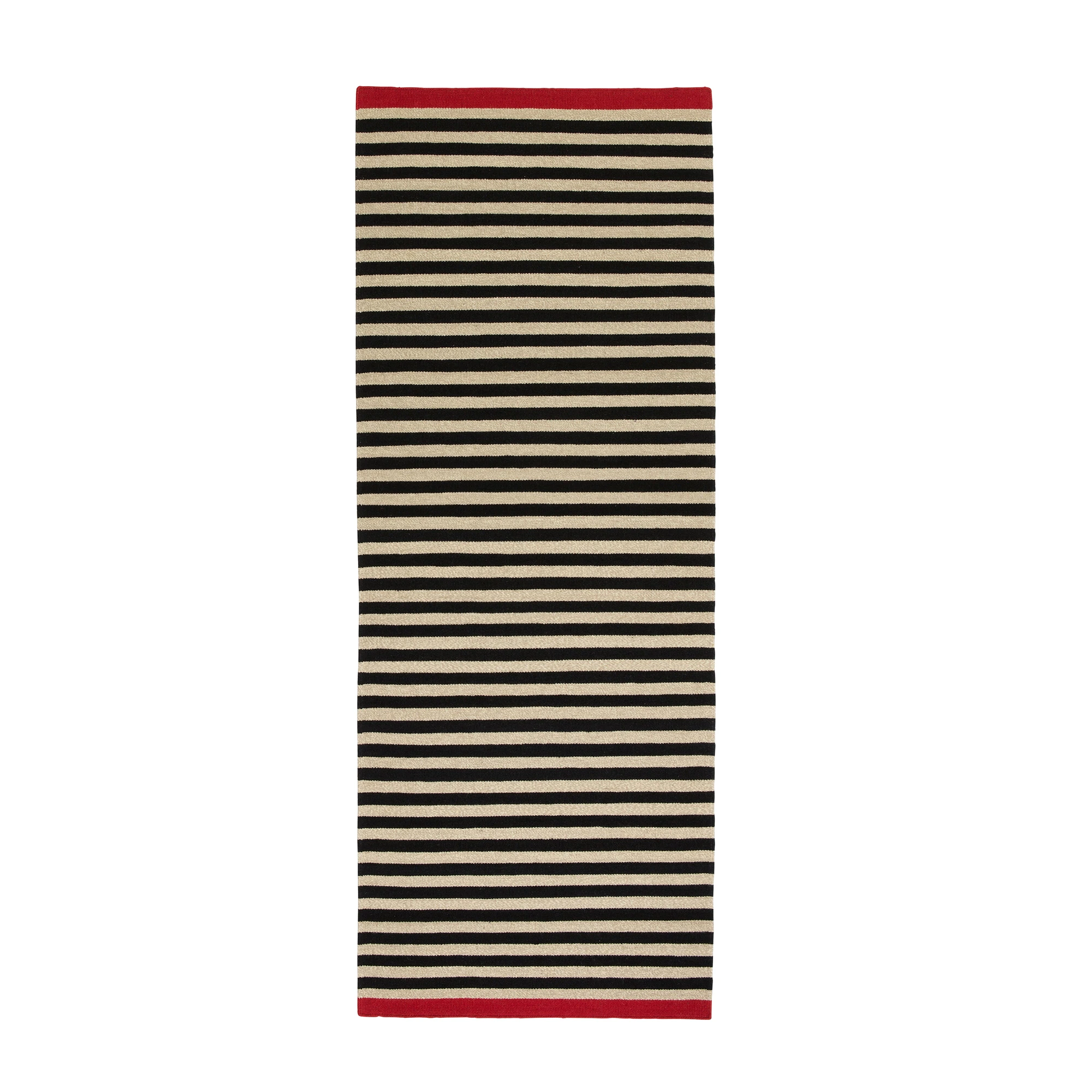  90x250 cm - 36x99", Black/beige