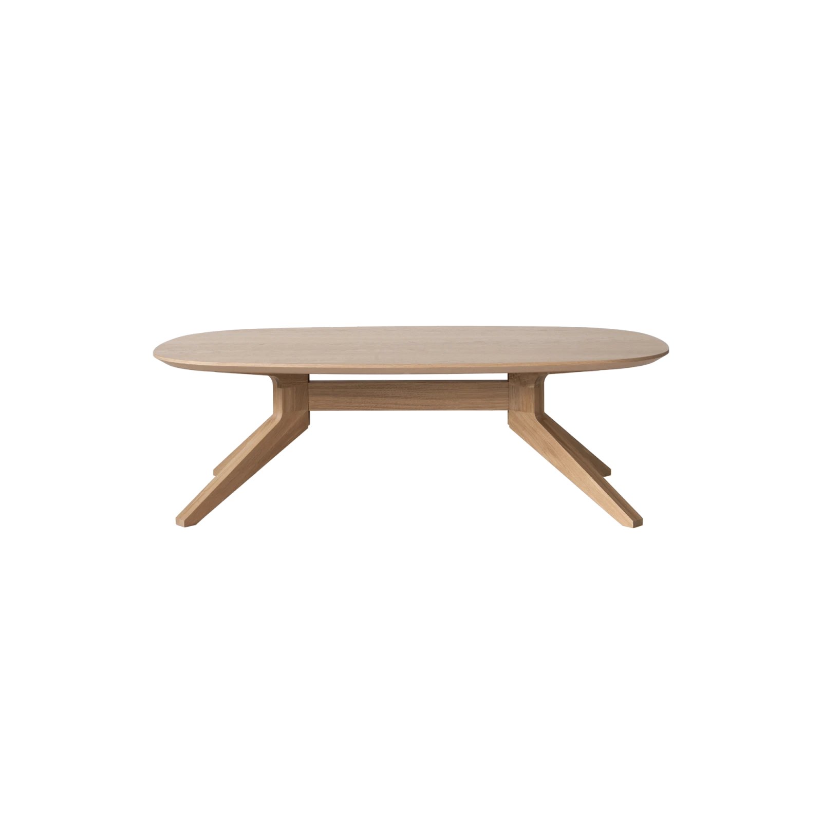 Cross Oval Coffee Table - Gessato Design Store