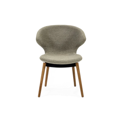 Ella Dining Chair with Wood Legs - Gessato Design Store