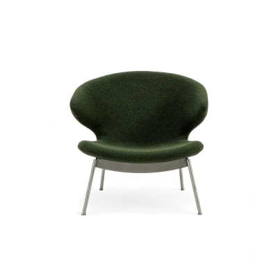 Ella Lounge Chair, Tubular Legs - Gessato Design Store