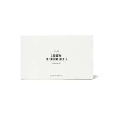 Eco-Friendly Fragrance-Free Laundry Detergent Sheets - Gessato Design Store