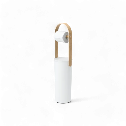 Bellwood Toilet Paper Holder & Reserve - Gessato Design Store