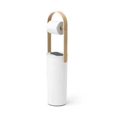 Bellwood Toilet Paper Holder & Reserve - Gessato Design Store