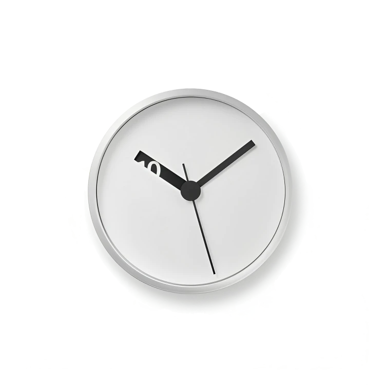 Extra Normal Clock – White