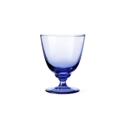 Flow Colorful Glass Tumbler with Stem - Gessato Design Store