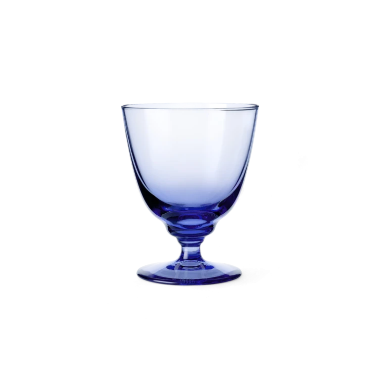 Flow Colorful Glass Tumbler with Stem - Gessato Design Store