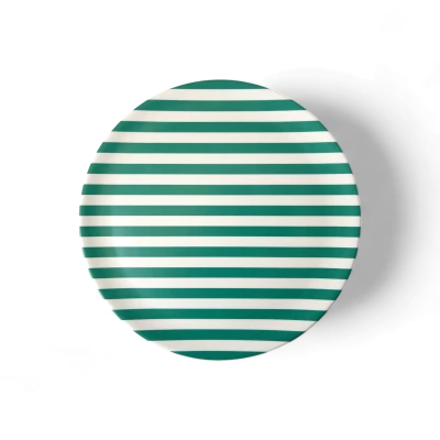 green-stripe-dinner-plate-1