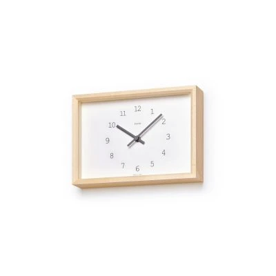 Kaede - Wall/Table Clock, White - Gessato Design Store