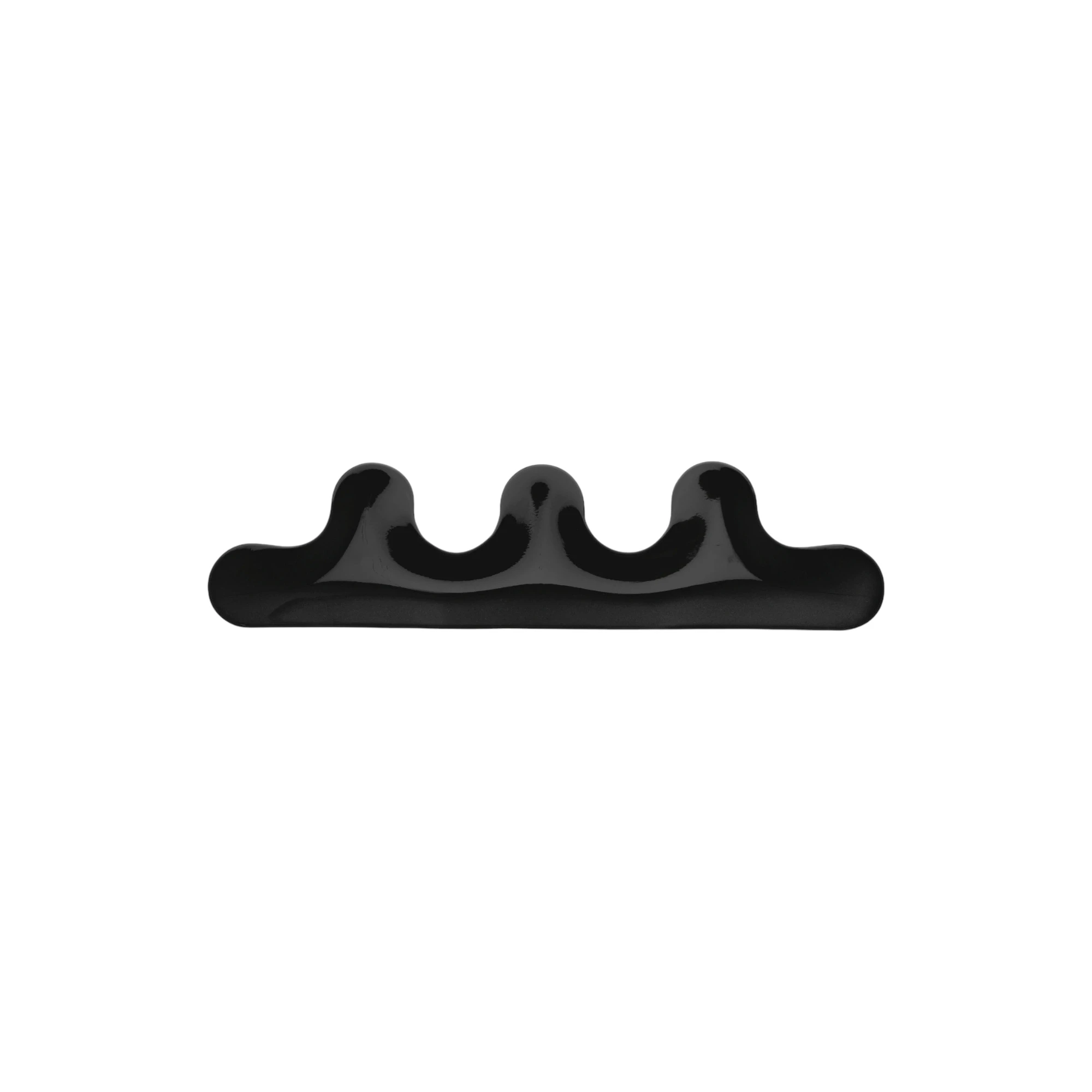  3 Hooks, Black glossy