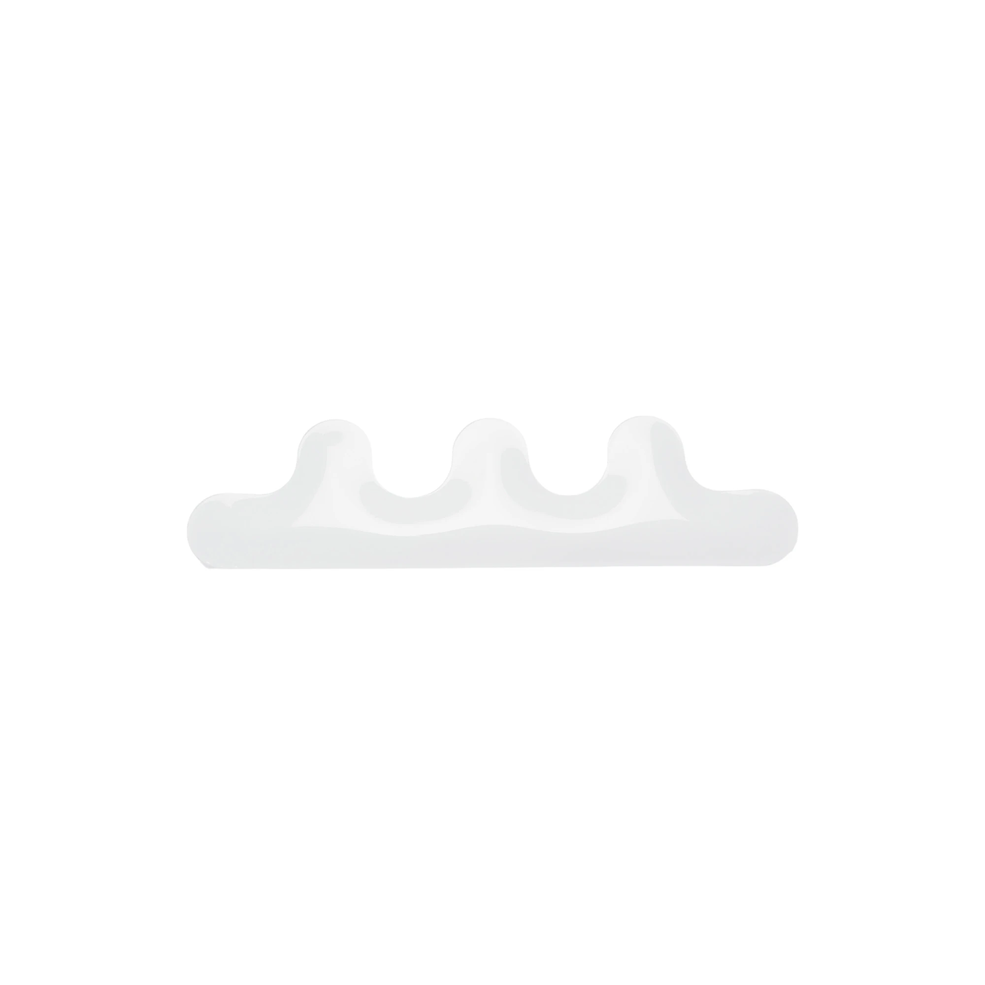  3 Hooks, White glossy