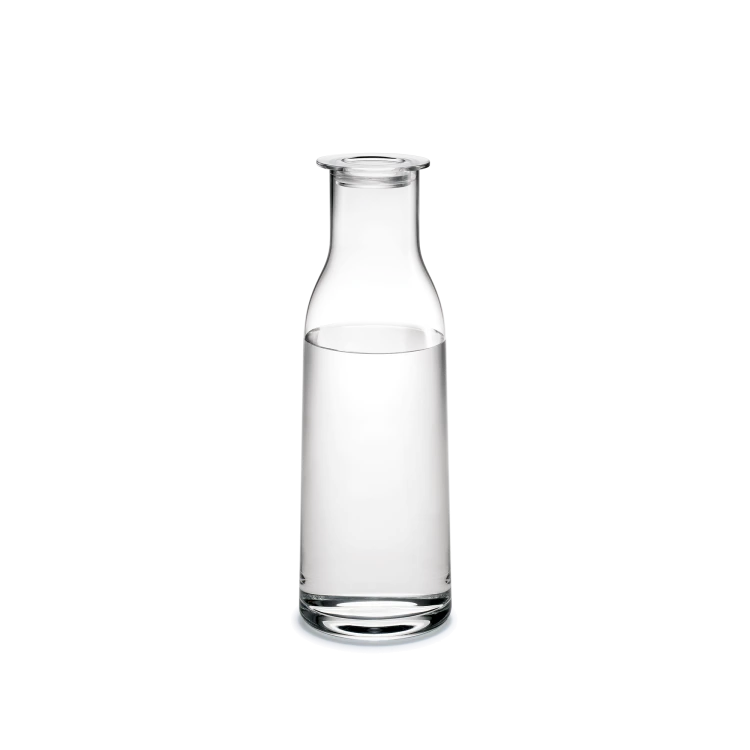 Minima Glass Water Bottle with Wide Mouth - Gessato Design Store
