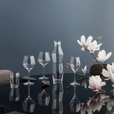 Perfection Glass Water Carafe with Lid - Gessato Design Store