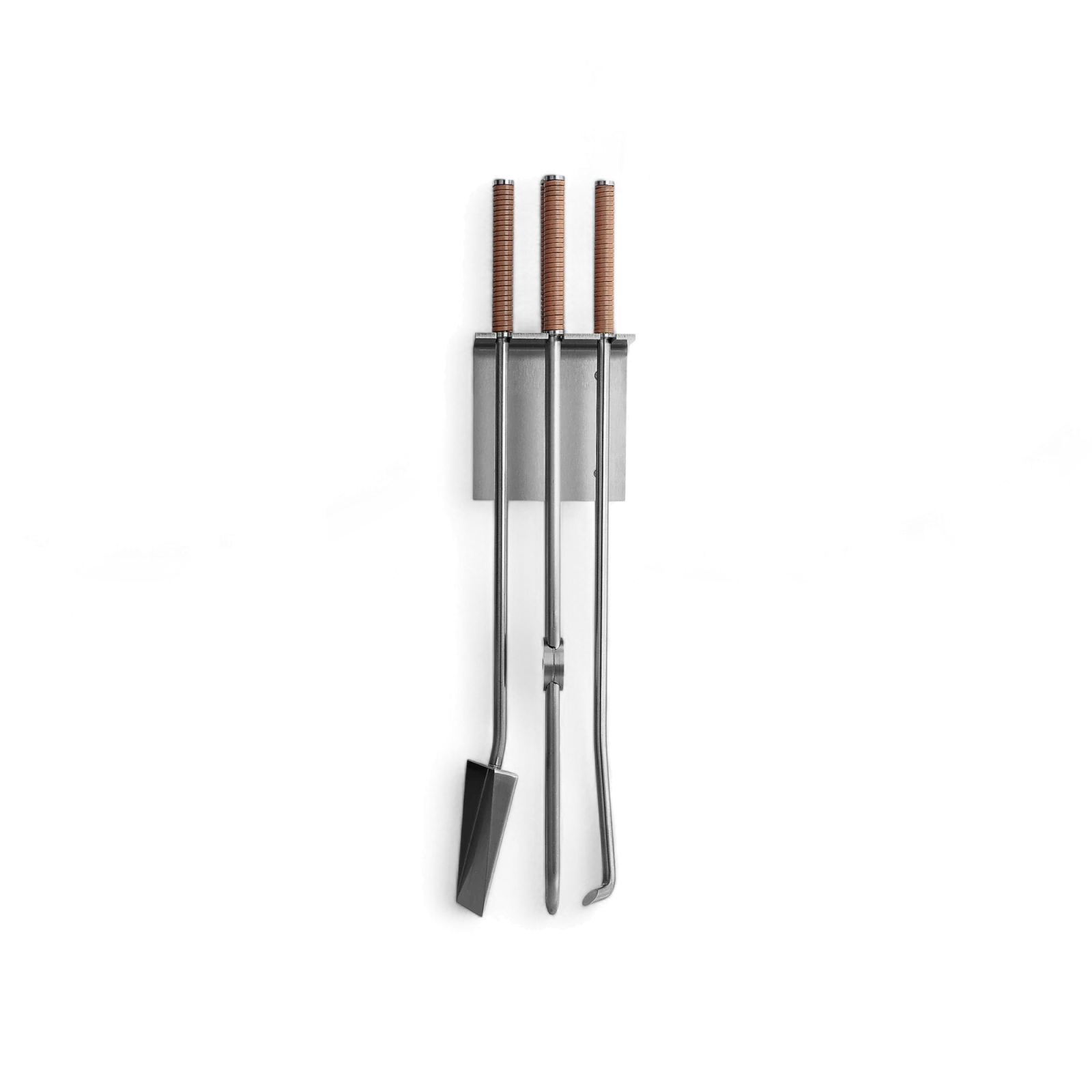 Peter Maly Wall Mounted Fireplace Tools - Gessato Design Store