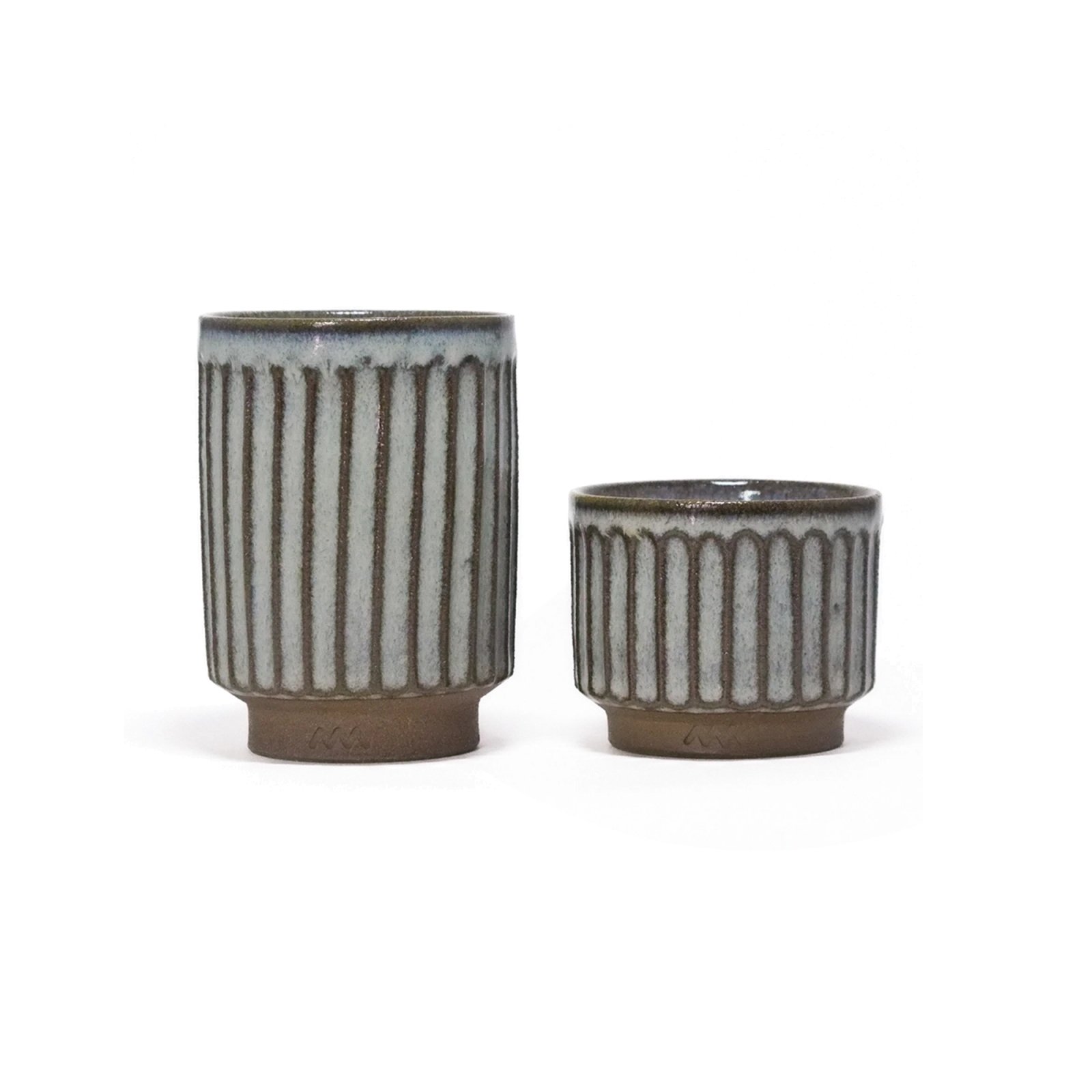 Asemi Co, Tanba-Yaki Cup, Blue - Gessato Design Store
