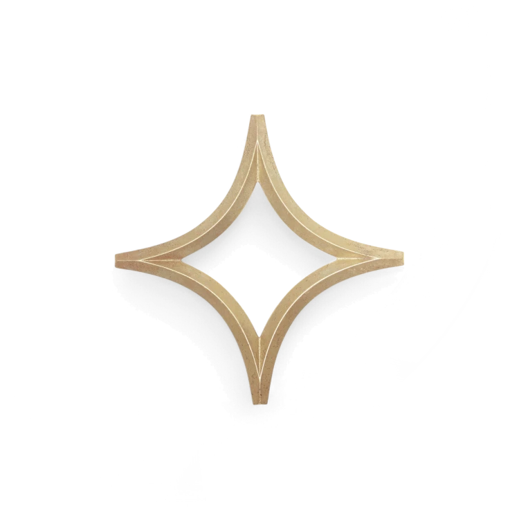 Futagami Brass Trivet, Star