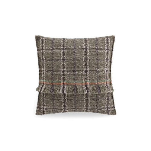 Garden Layers Big Outdoor Cushion Tartan
