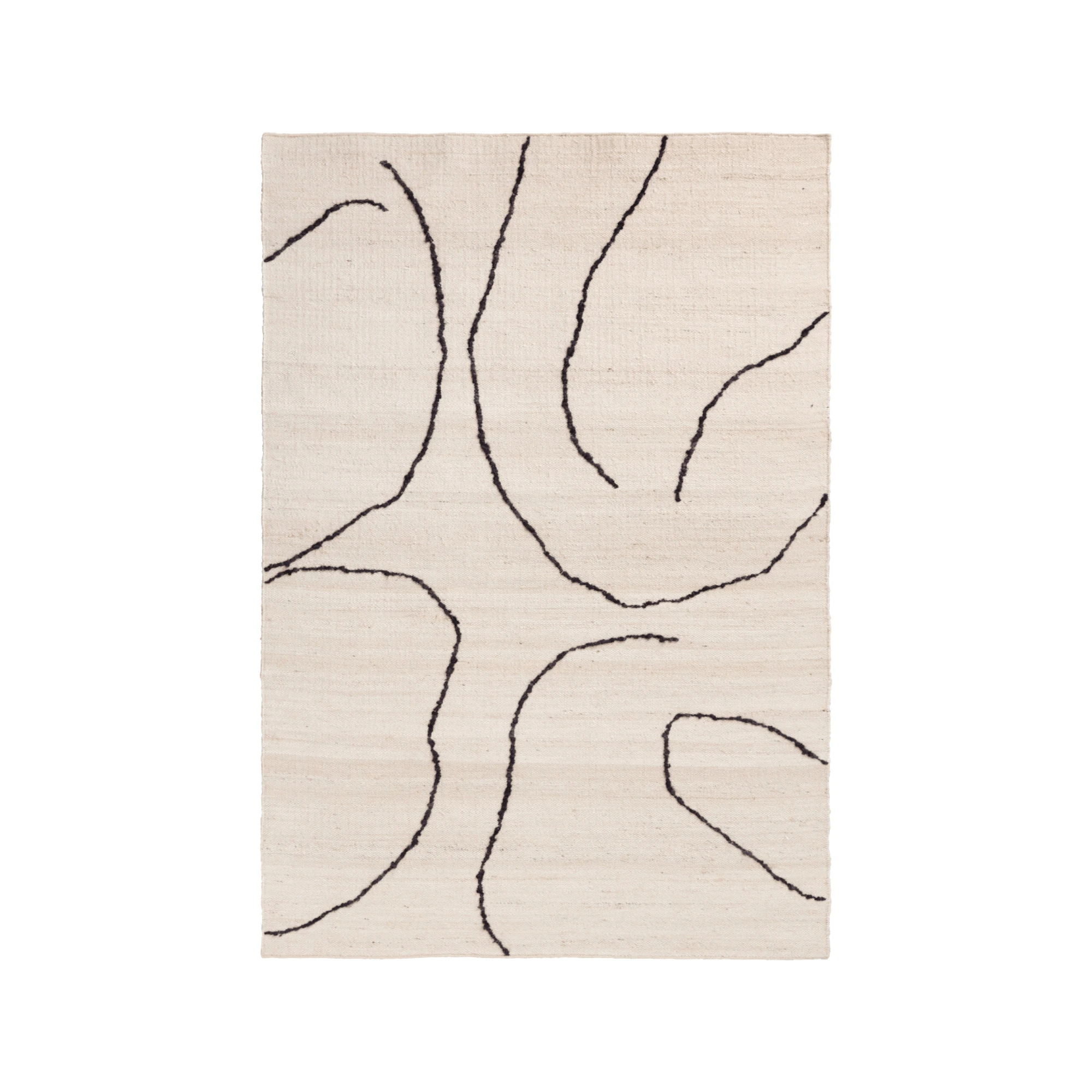  Off-White/dark fig, Large (200 x 300 cm)