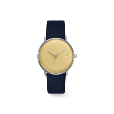 junghans-max-bill-ladies-golden-yellow-blue-47-4553-02-1