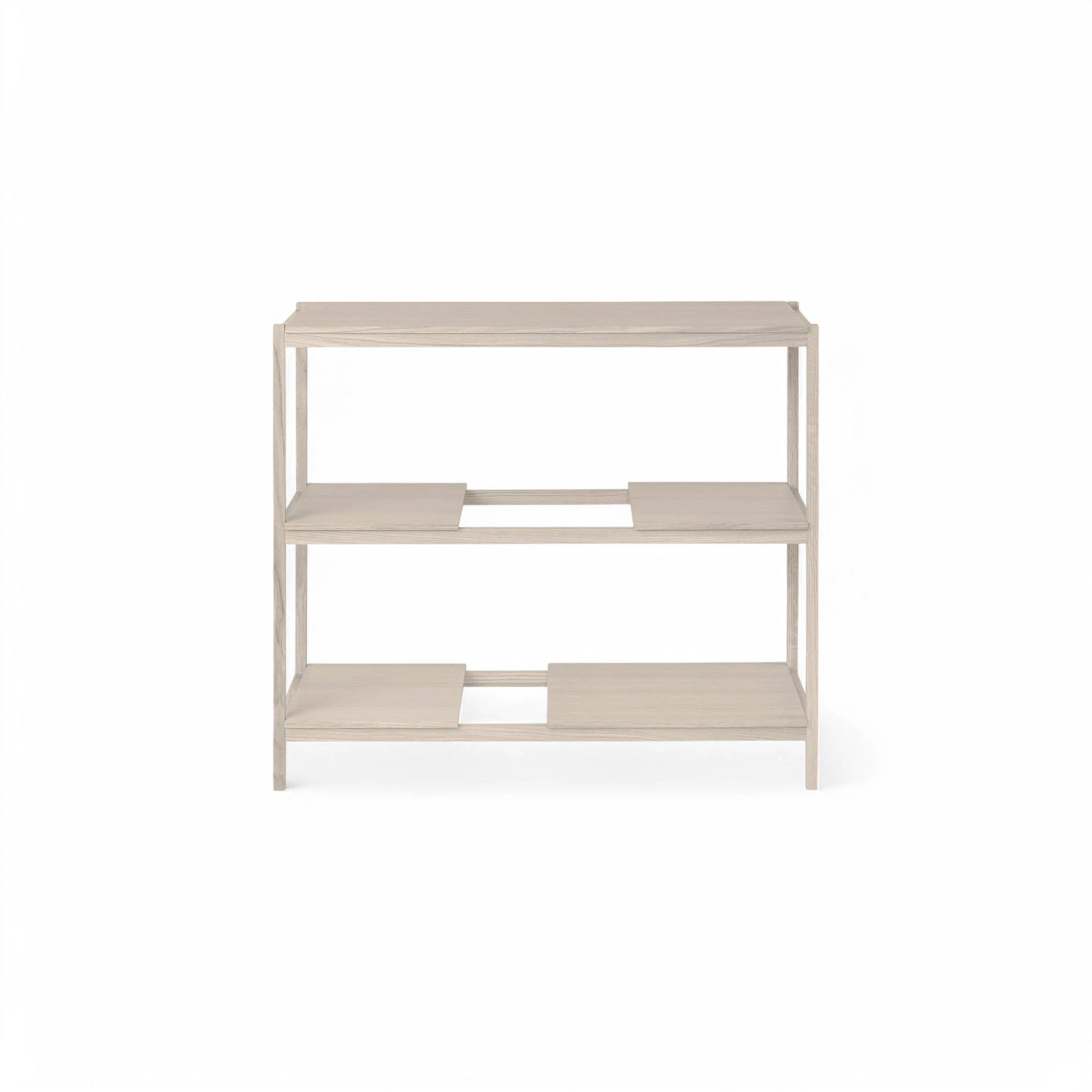White lacquered oak veneer