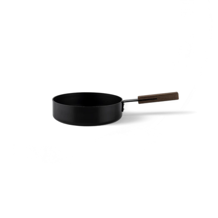 Black Low Casserole, Diam 24