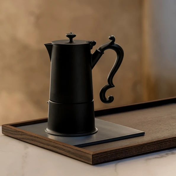 KnIndustrie - The Lady Anne Coffee Maker – Black Edition | Gessato