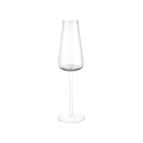 Belo Champagne Flute Glasses Clear, Set of 2