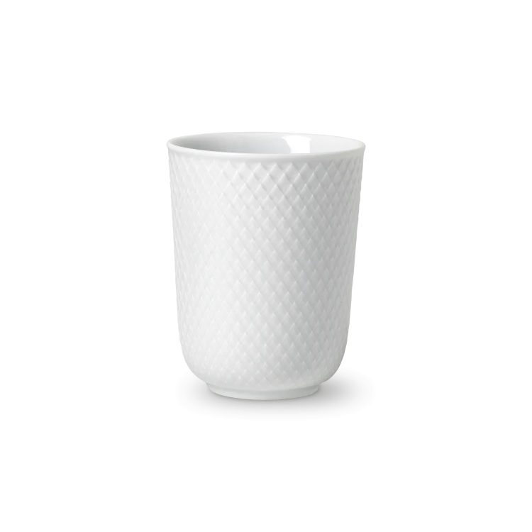 Rhombe Mug White, 11.2 Oz
