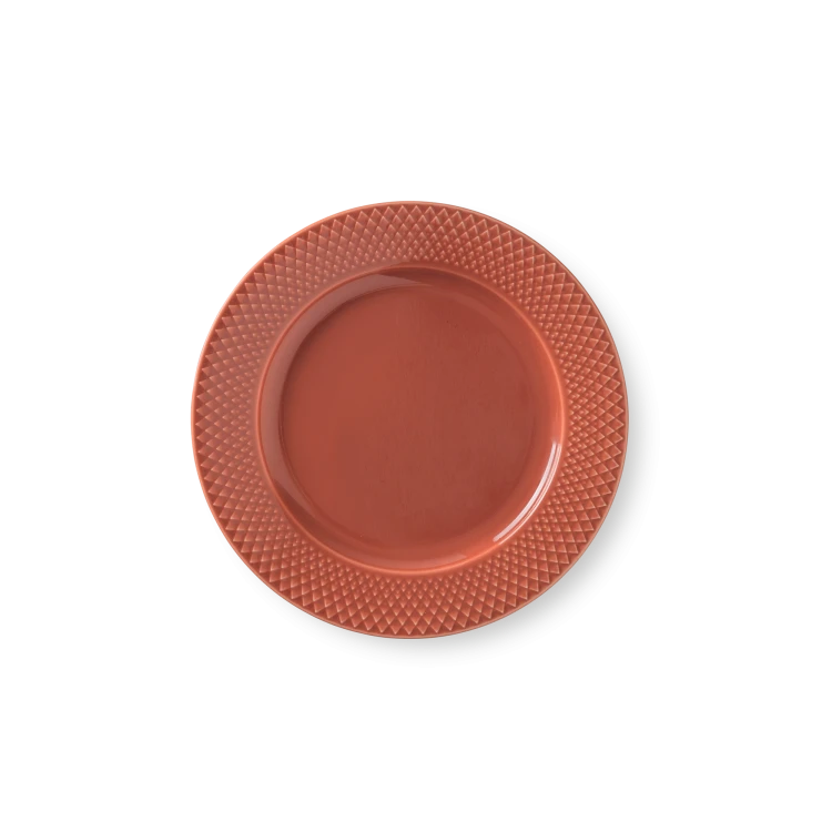 Rhombe Color Lunch Plate, Diam 9.1″