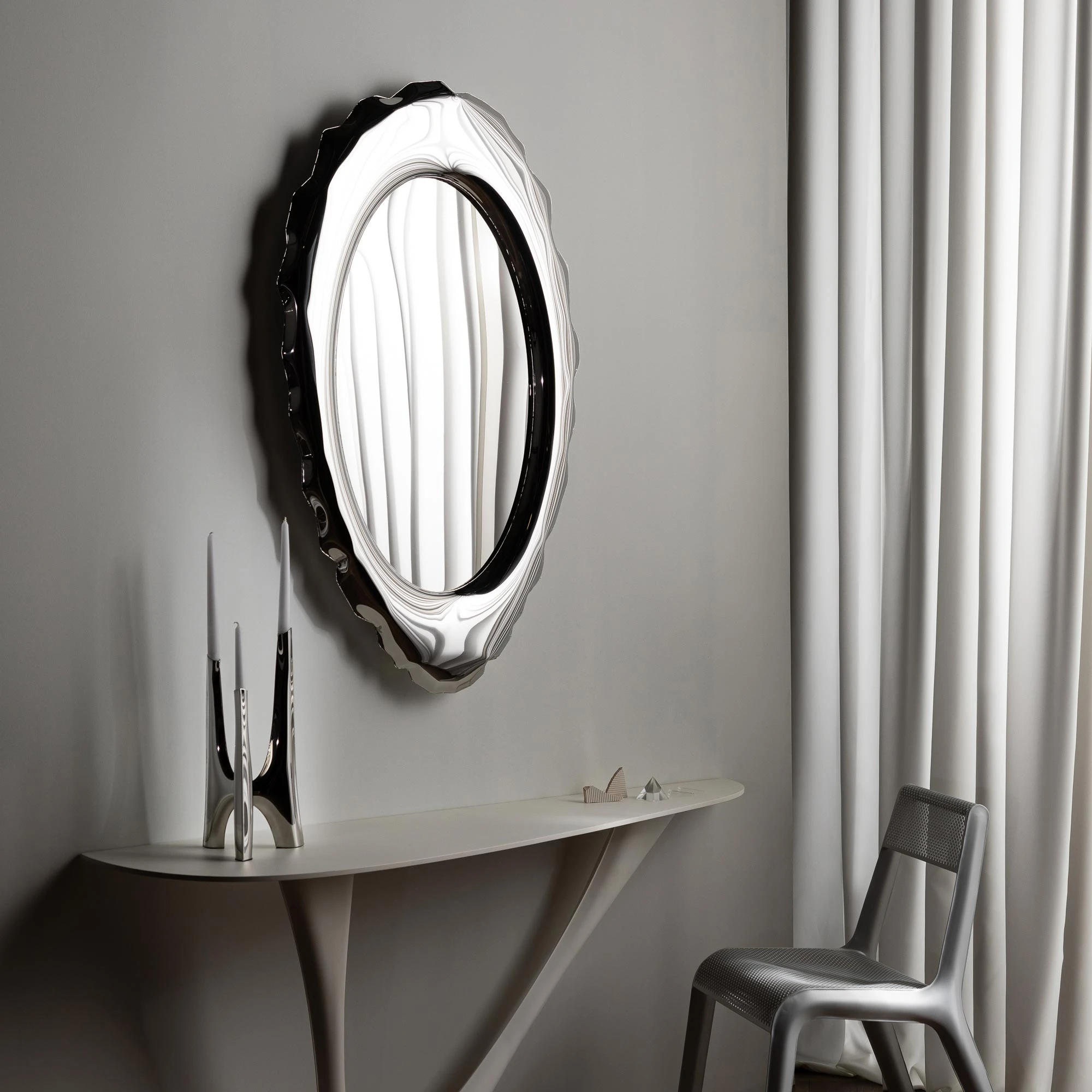  Polished stainless steel