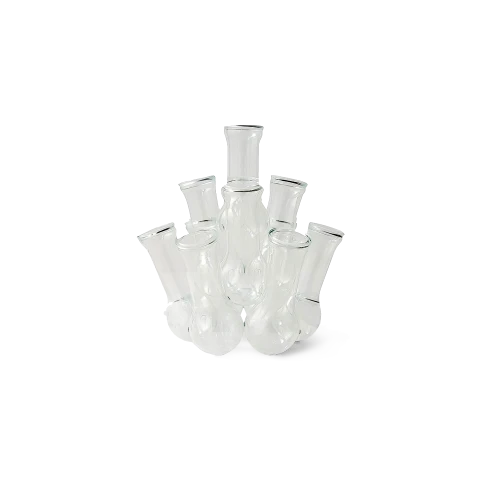 Multi Hole Flower Vase, Clear