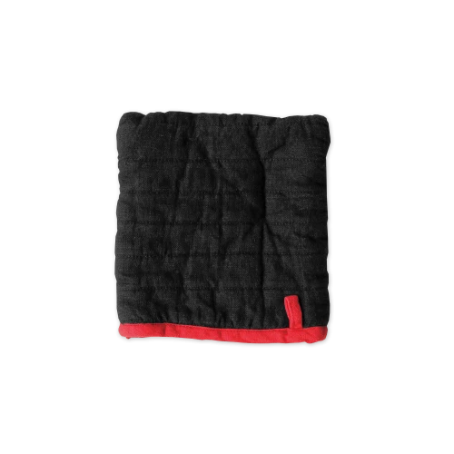 Manon Square Oven Mitten, Noir