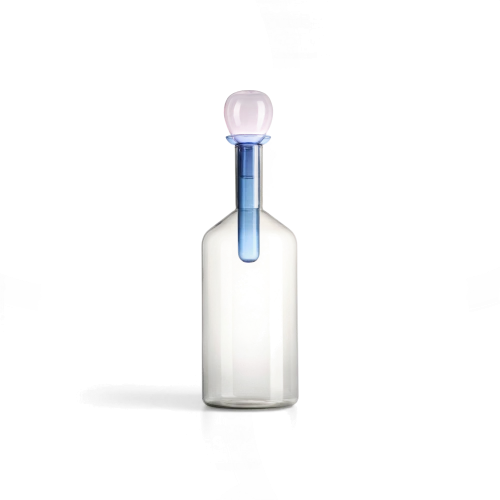 Glass Chemical Bottle, Grey