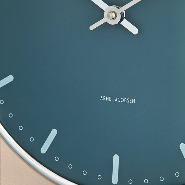 Arne Jacobsen - Arne Jacobsen City Hall Wall Clock – Blue