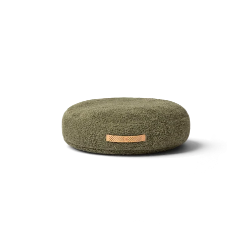 Fulvio Bouclé Wool Round Dog Cushion
