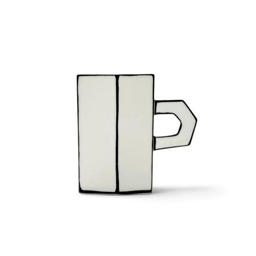 Carte Blanche Porcelain Double Espresso Cup