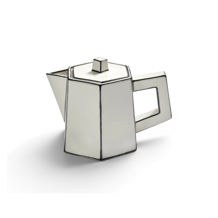 Carte Blanche Porcelain Teapot